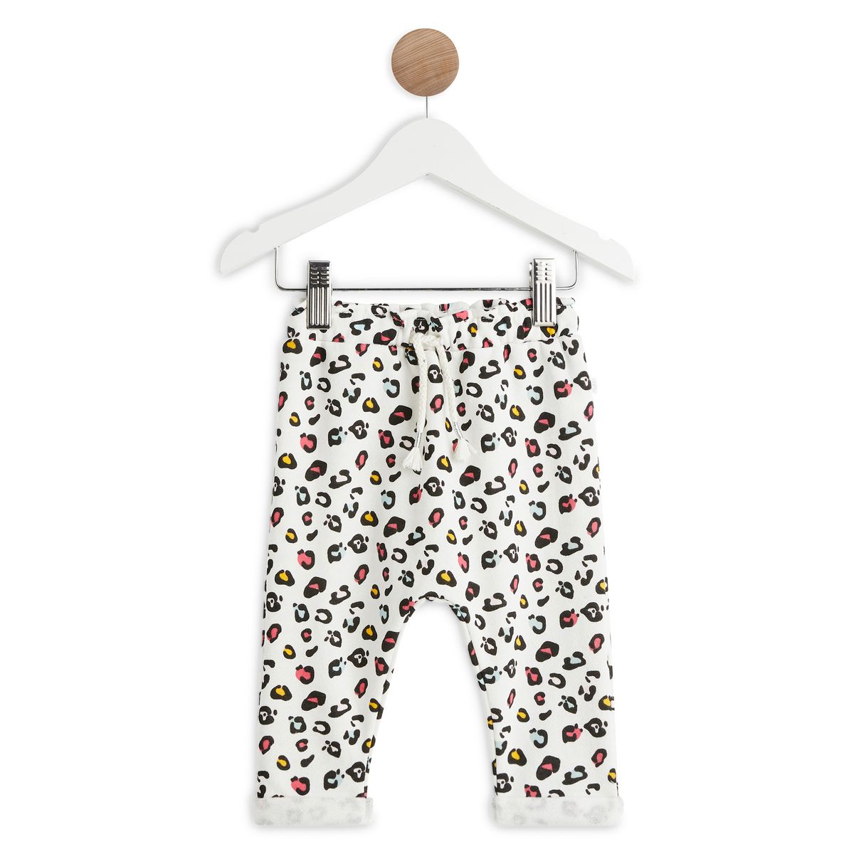 IN EXTENSO Pantalon molleton panthère bébé fille