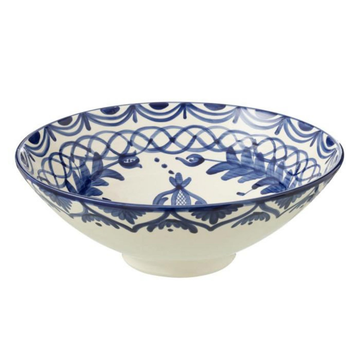 Paris Prix Saladier en Céramique  Granada  40cm Bleu Cobalt