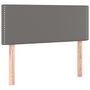 Voir la diapositive 4 : VIDAXL Tete de lit a LED Gris 100x5x78/88 cm Similicuir