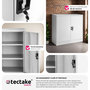 Voir la diapositive 5 : tectake Armoire de classement en métal en acier lâqué époxy gris