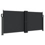 Voir la diapositive 2 : VIDAXL Auvent lateral retractable noir 100x1000 cm