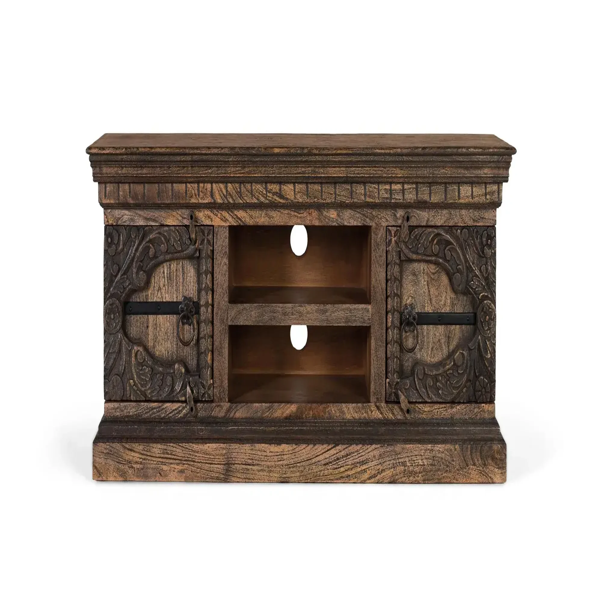 GINER Y COLOMER SL Meuble tv en bois de manguier 150 cm style rustique moderne