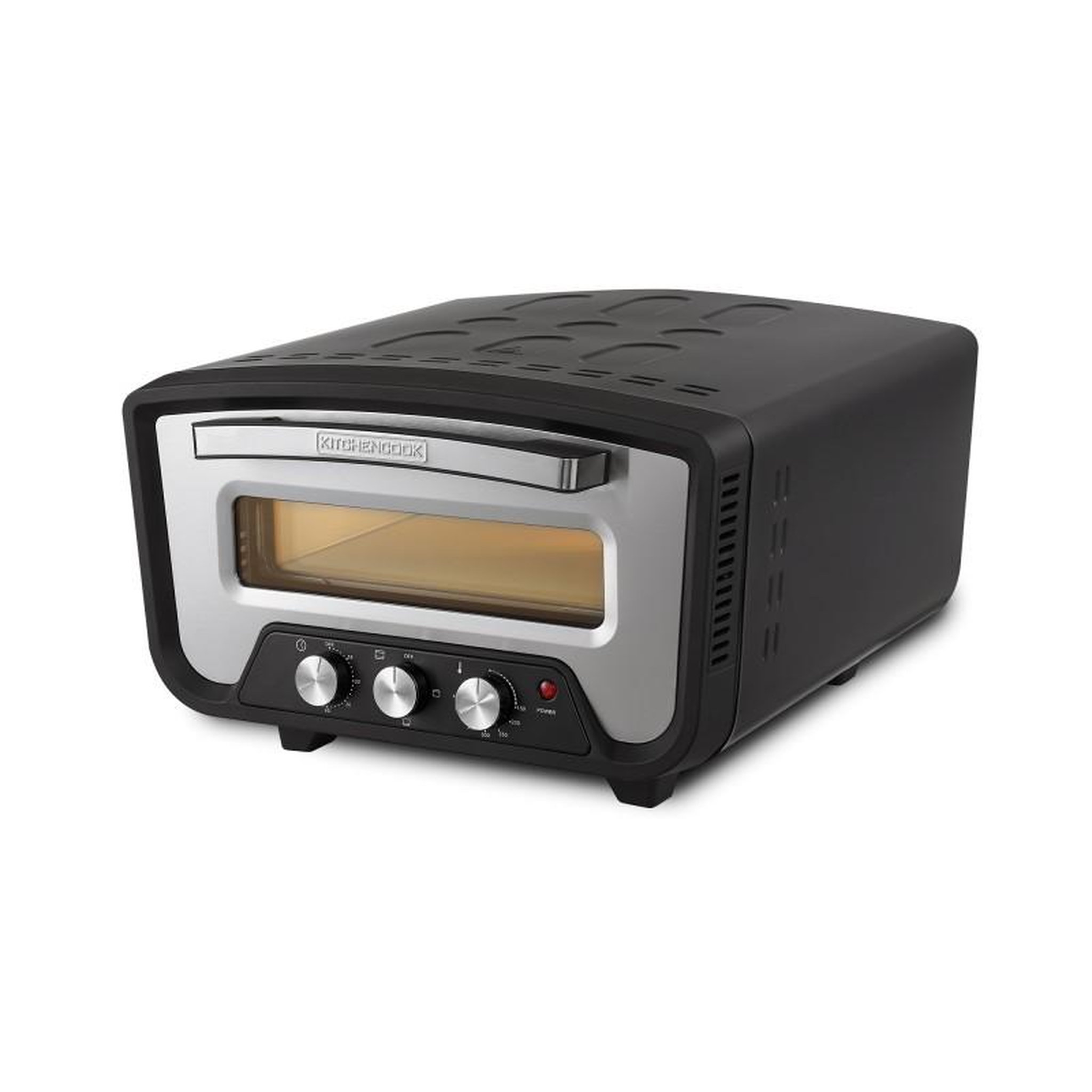 Voir la diapositive 6 : KITCHENCOOK Kitchencook - K Pizza Lite - Four à Pizza électrique - Cuisson 3 Minutes - 2200w - 430°c