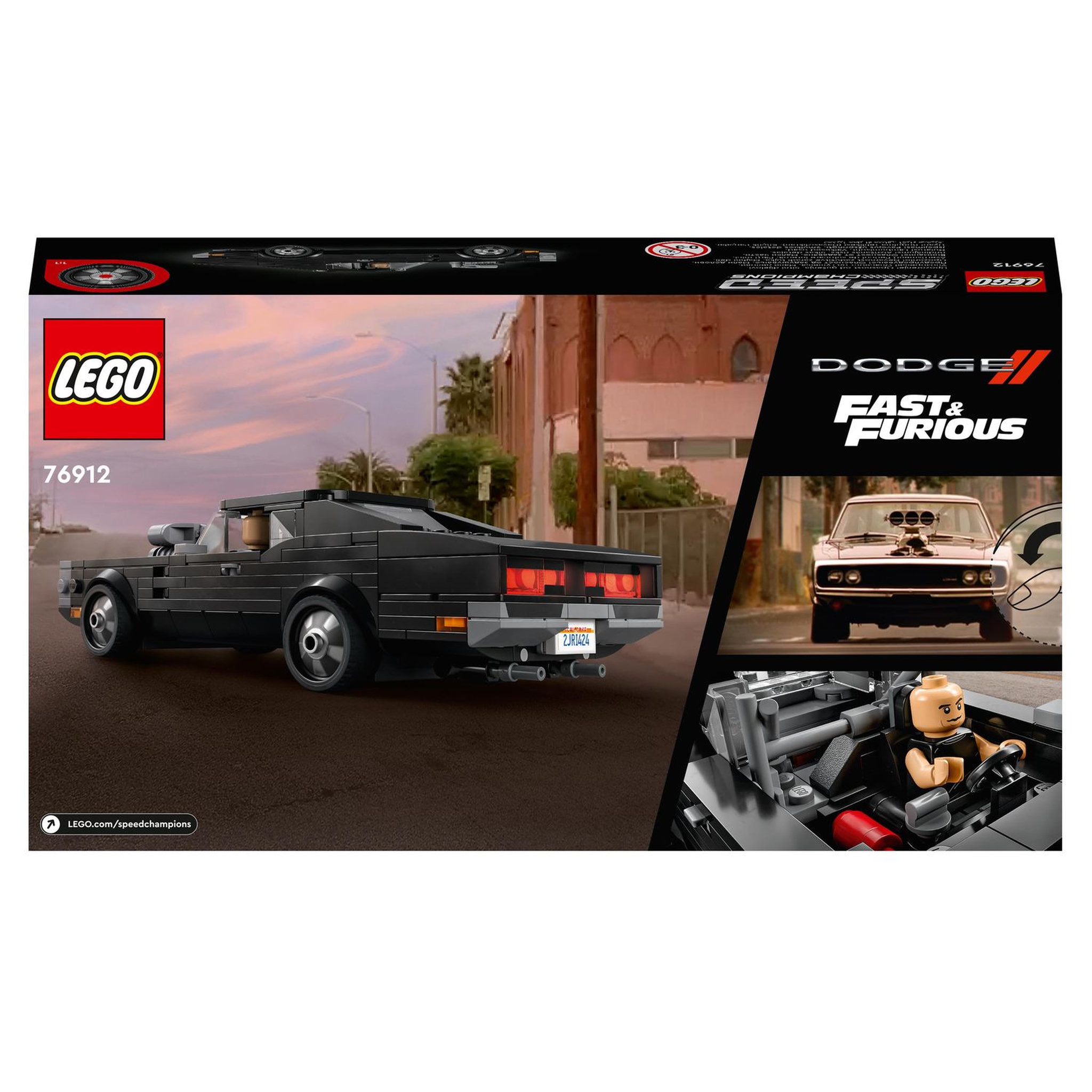 Voir la diapositive 9 : LEGO Speed Champions 76912 Fast & Furious 1970 Dodge Charger R/T, Jouet, Modélisme Voiture