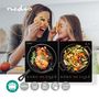 Voir la diapositive 6 : NEDIS Plaque à induction 2 foyer - sécurité enfants - 3500 w - noir - kaip124cbk2