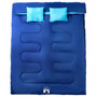 Voir la diapositive 2 : VIDAXL Sac de couchage double et oreillers adultes camping 3 4 saisons