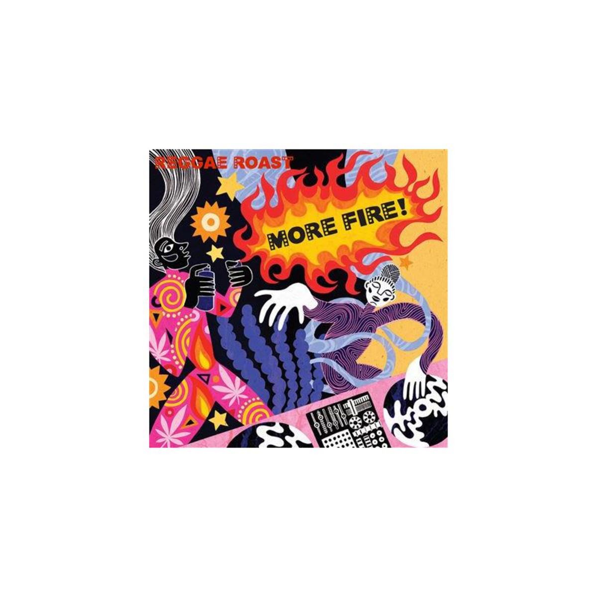 More Fire ! Vinyle Coloré Flamé