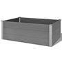 Voir la diapositive 3 : VIDAXL Lit sureleve de jardin WPC 150x100x54 cm Gris