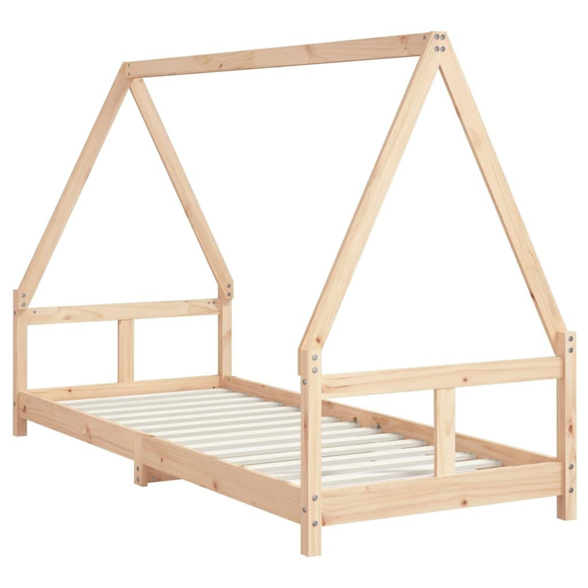Voir la diapositive 3 : VIDAXL Cadre de lit pour enfants 80x200 cm bois de pin massif