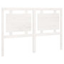 Voir la diapositive 2 : VIDAXL Tete de lit Blanc 145,5x4x100 cm Bois massif de pin