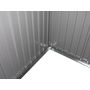 Voir la diapositive 3 : Habitat et Jardin Abri de jardin métal toit plat  Texas  - 6,29 m² - Gris