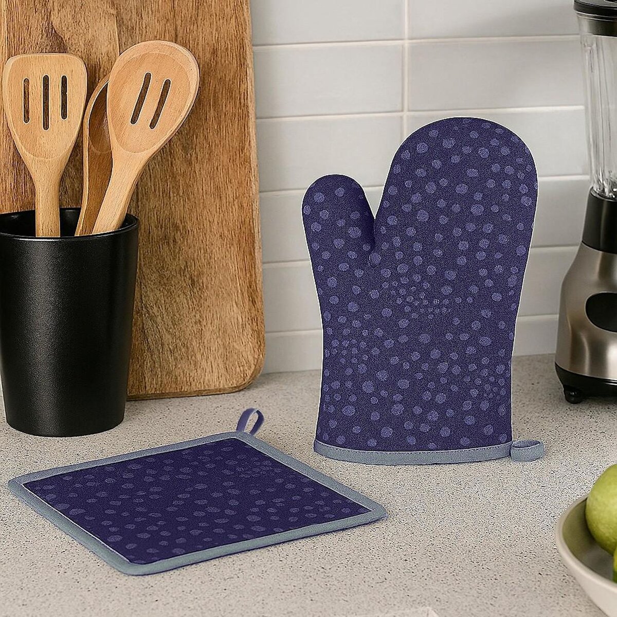 Les Ateliers du Linge Gant et manique imprimés