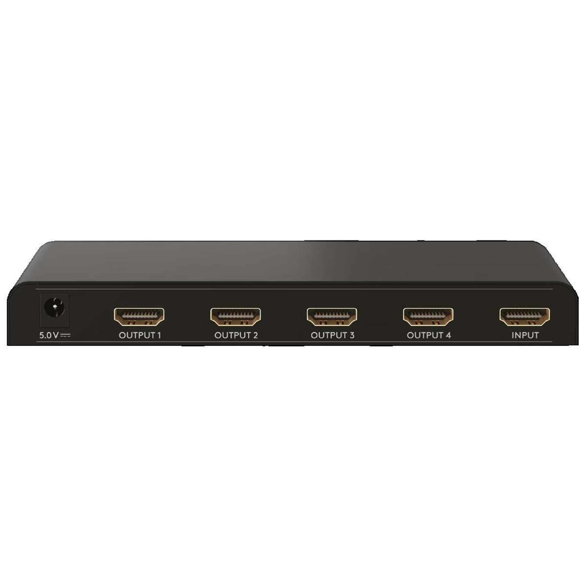 Voir la diapositive 3 : GOOBAY Répartiteur HDMI Goobay 4 sorties 4K
