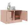 Voir la diapositive 5 : VIDAXL Table basse rose 67x50x44 cm acier