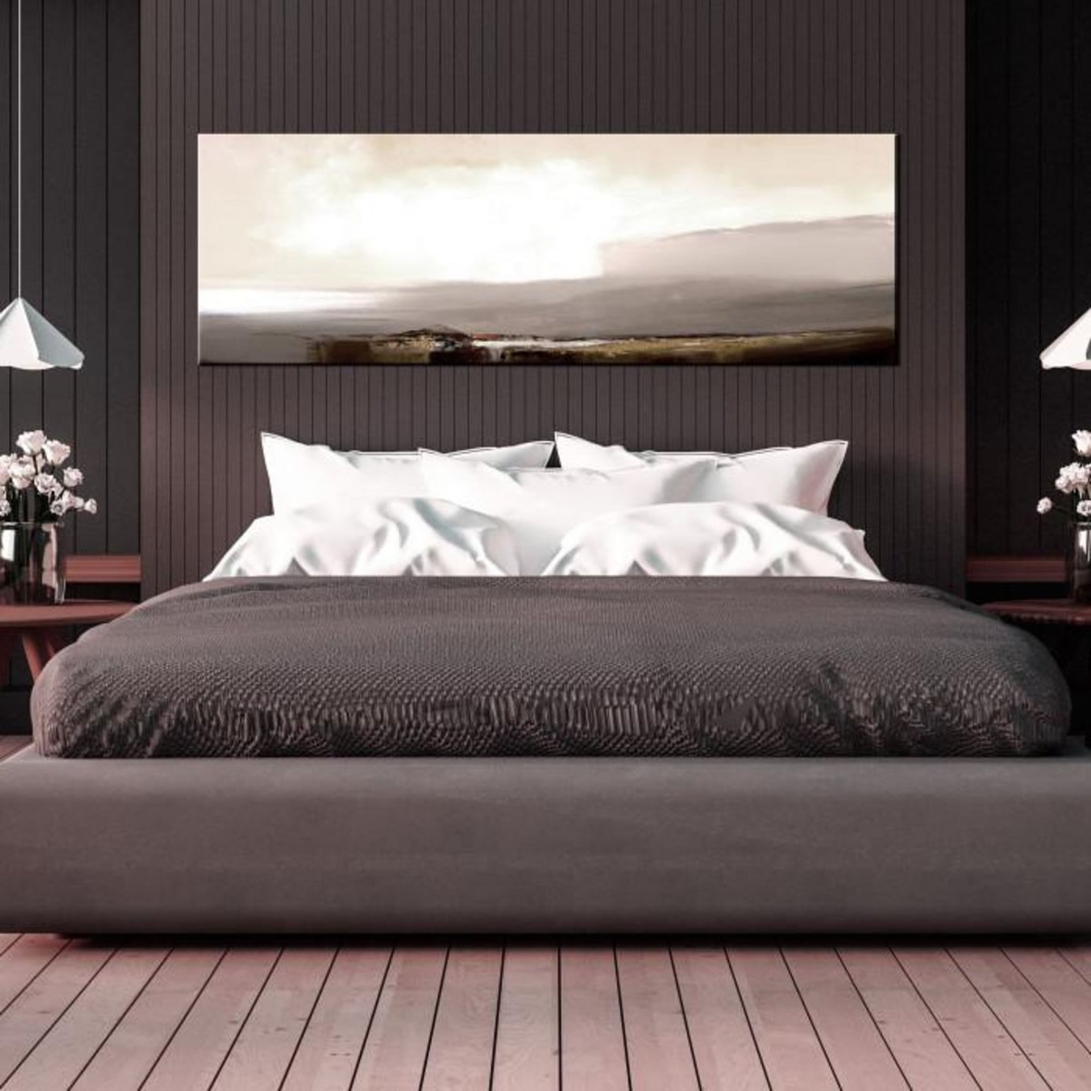 Paris Prix Tableau Imprimé  Beginning of the End Brown Narrow