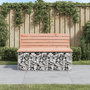 Voir la diapositive 1 : VIDAXL Banc de jardin design gabion 103x70x65cm bois massif de douglas