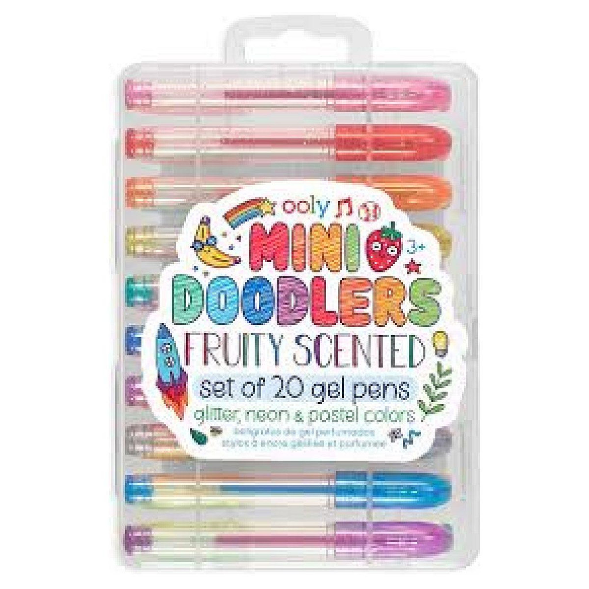 COOLKIDZ PROJECT Set de 20 stylos gels - odeurs de fruits