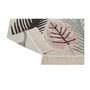Lorena Canals Tapis coton motif tropique feuilles - rose - 140 x 200