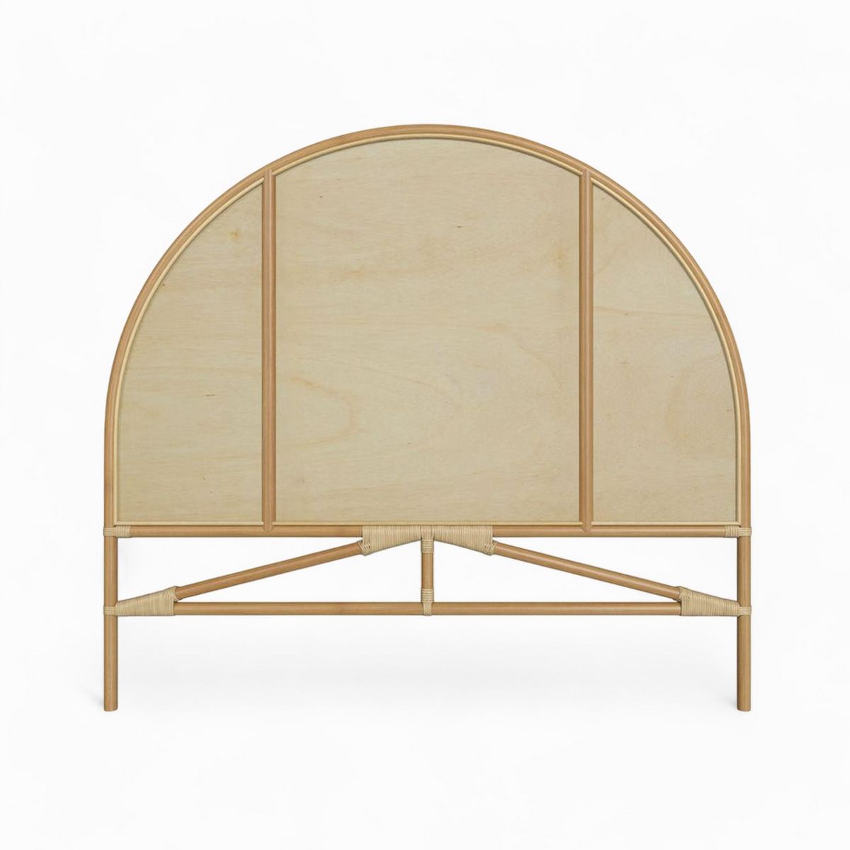 Rendez vous déco Tête de lit en rotin naturel 140 cm - Beigia