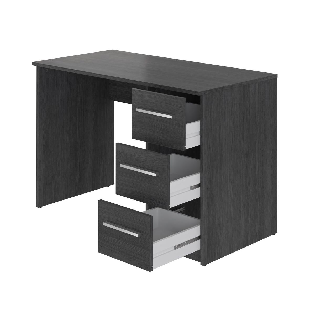 Bureau droit 3 tiroirs L110cm CARLA