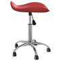 Voir la diapositive 3 : VIDAXL Chaise de bureau Rouge bordeaux Similicuir