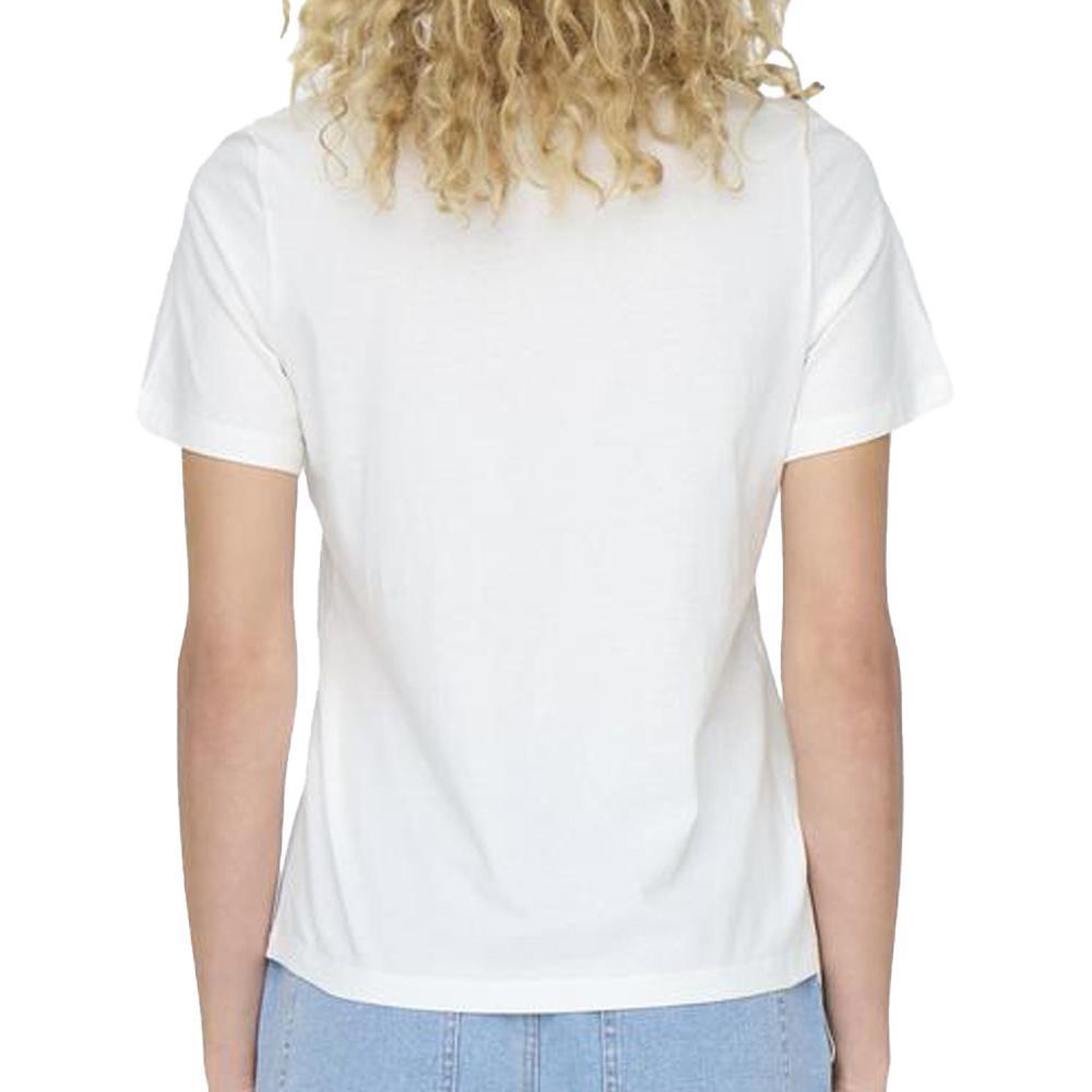 Voir la diapositive 2 : JACQUELINE DE YONG T-shirt Blanc Femme JDY Pisa 15298612