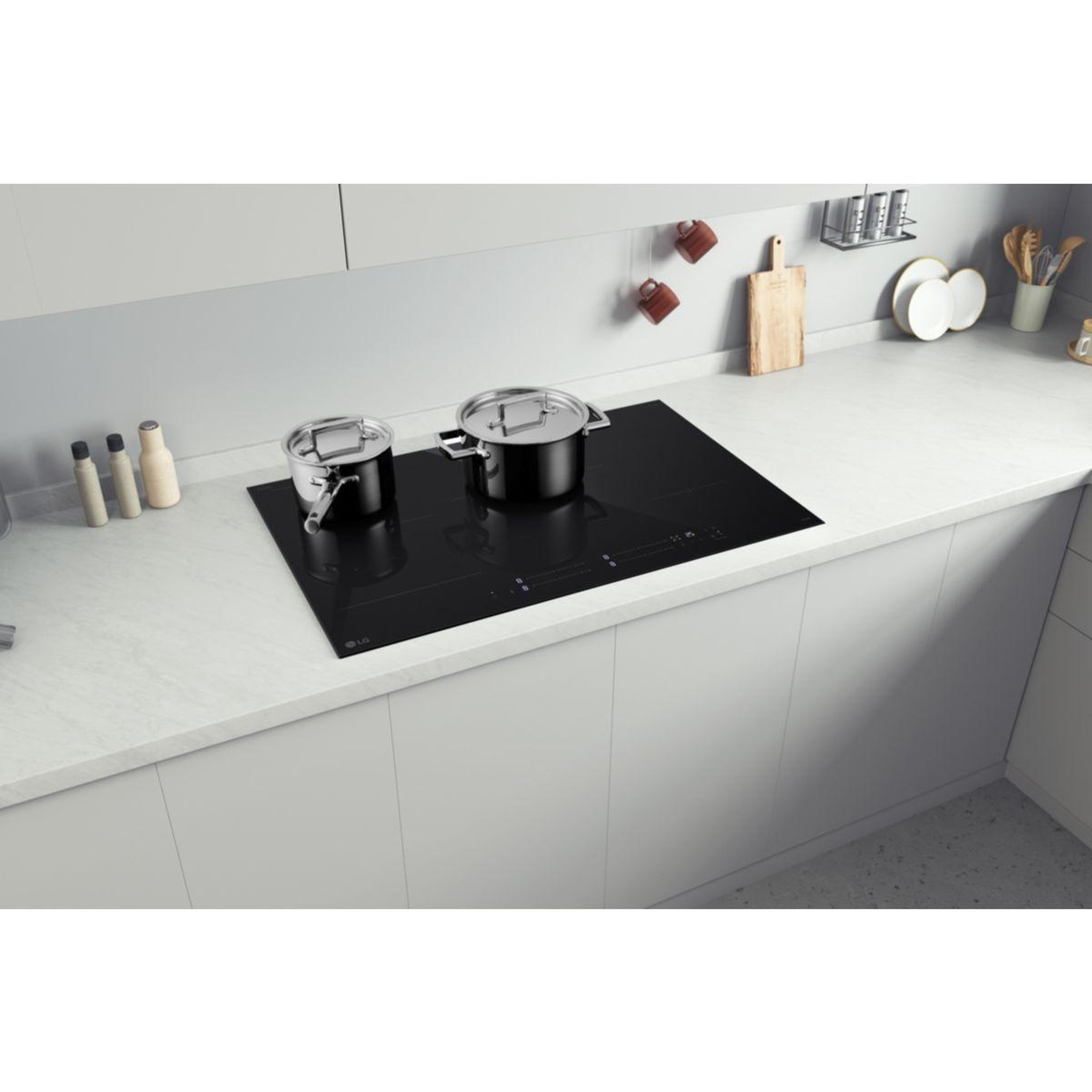 Voir la diapositive 2 : LG Plaque induction CBIZ3035B Flex XL