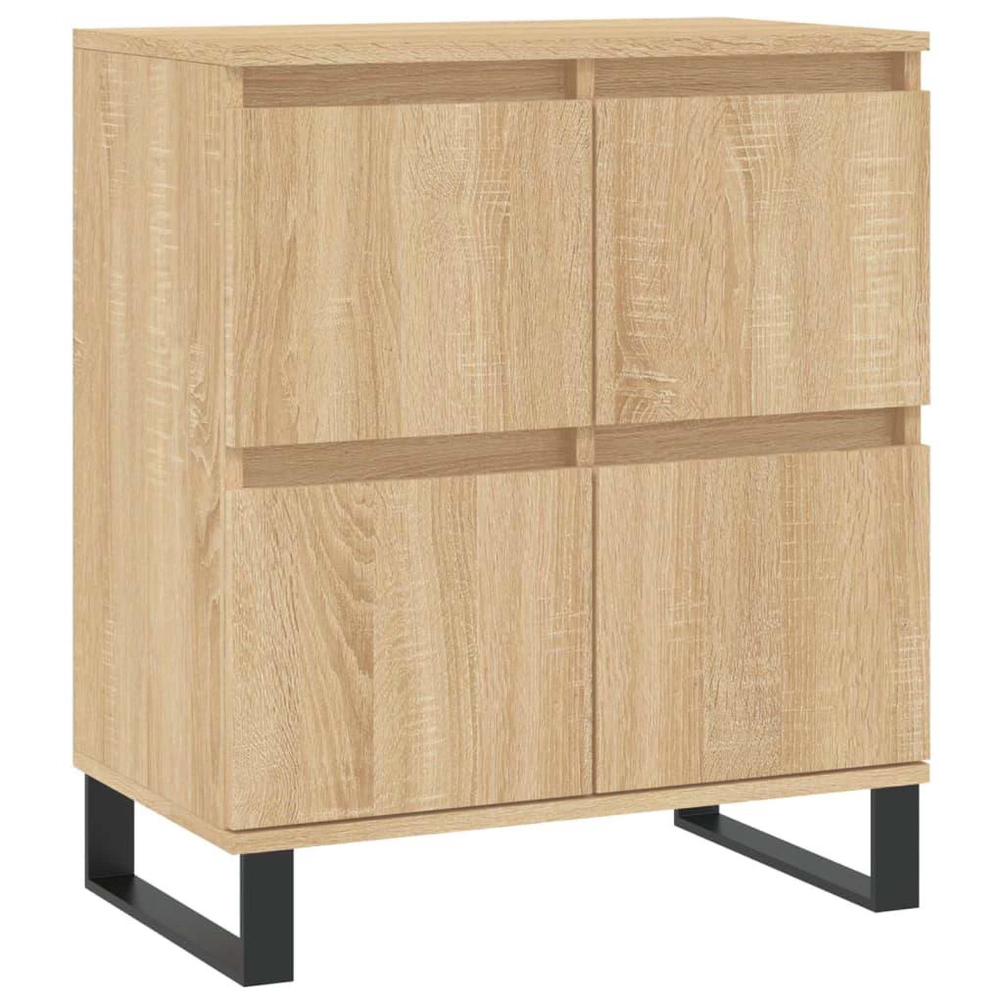 Voir la diapositive 5 : VIDAXL Buffets 2 pcs chene sonoma bois d'ingenierie