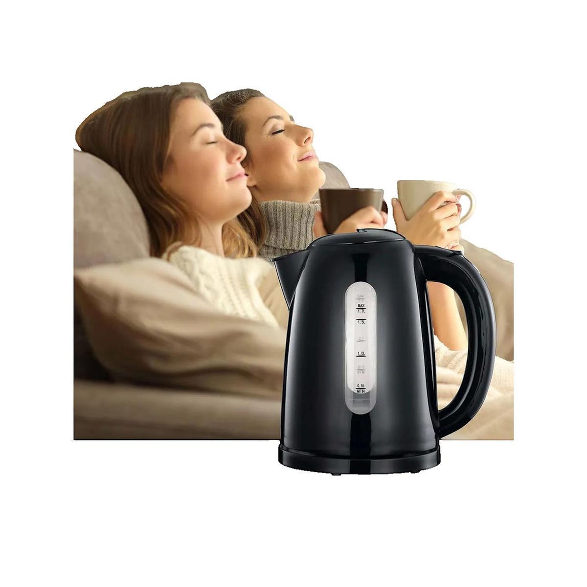 MELISSA Bouilloire électrique Melissa 16130301 Capacité 1,7 litre Noir