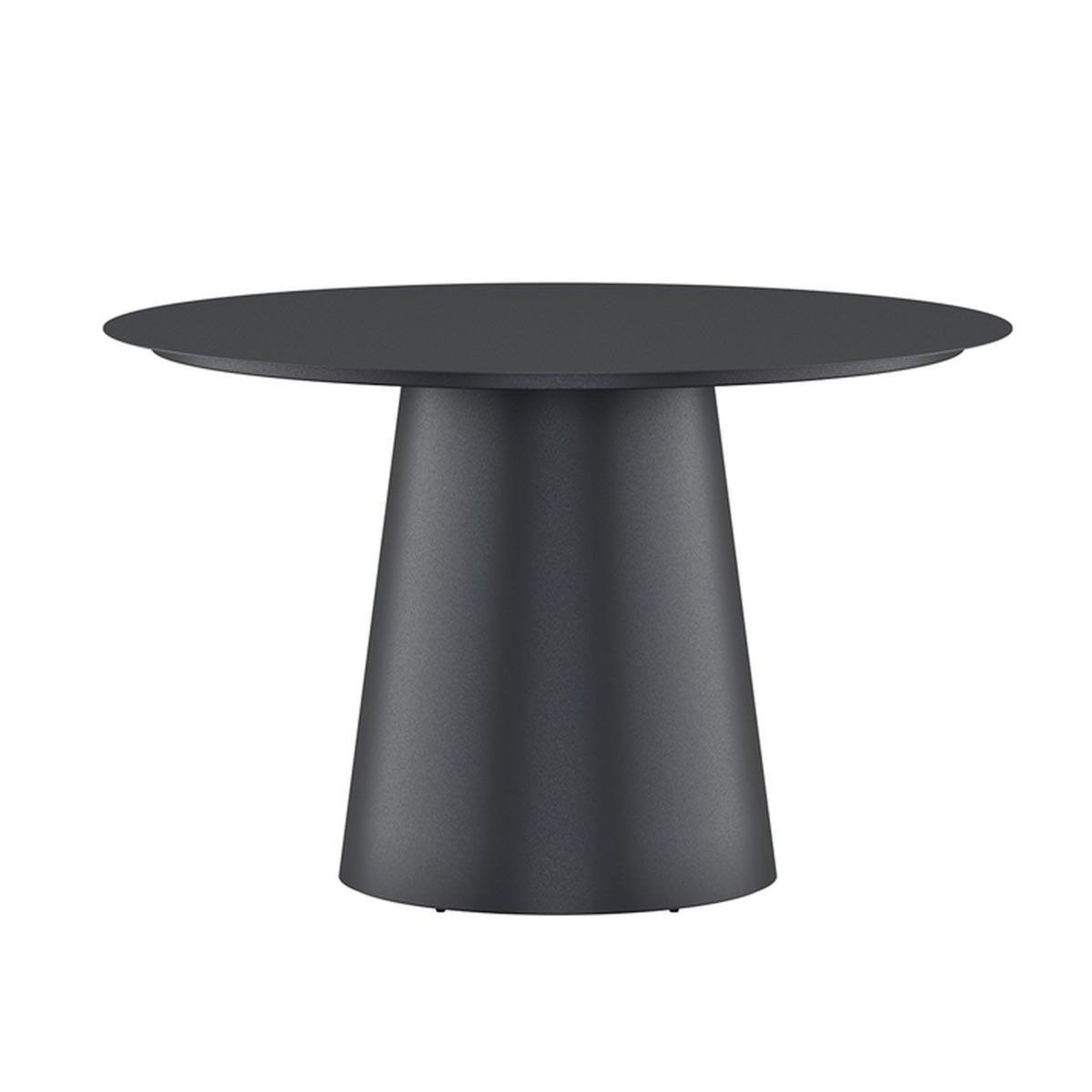 Paris Prix Table de Jardin Ronde  Lanzo  120cm Noir