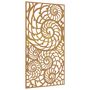 Voir la diapositive 2 : VIDAXL Decoration murale de jardin 105x55 cm acier corten design coque