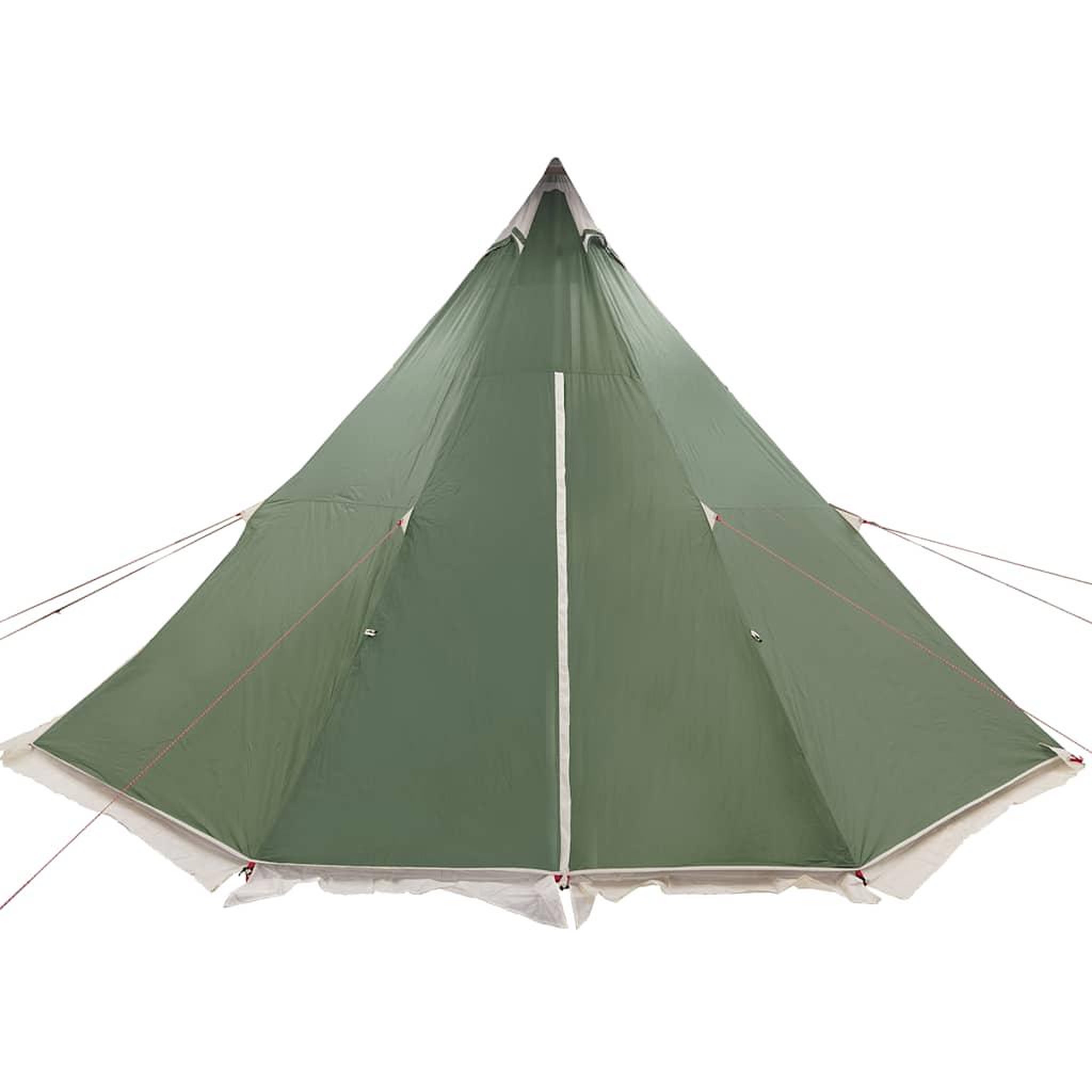 Voir la diapositive 5 : VIDAXL Tente familiale tipi 6 personnes vert impermeable