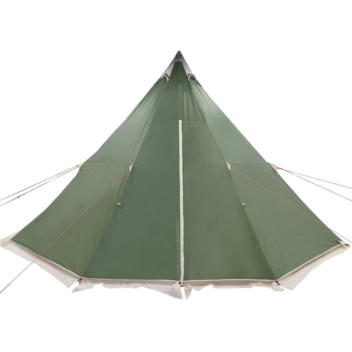 VIDAXL Tente familiale tipi 6 personnes vert impermeable