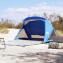 Voir la diapositive 4 : VIDAXL Tente de plage 2 personnes bleu azure impermeable