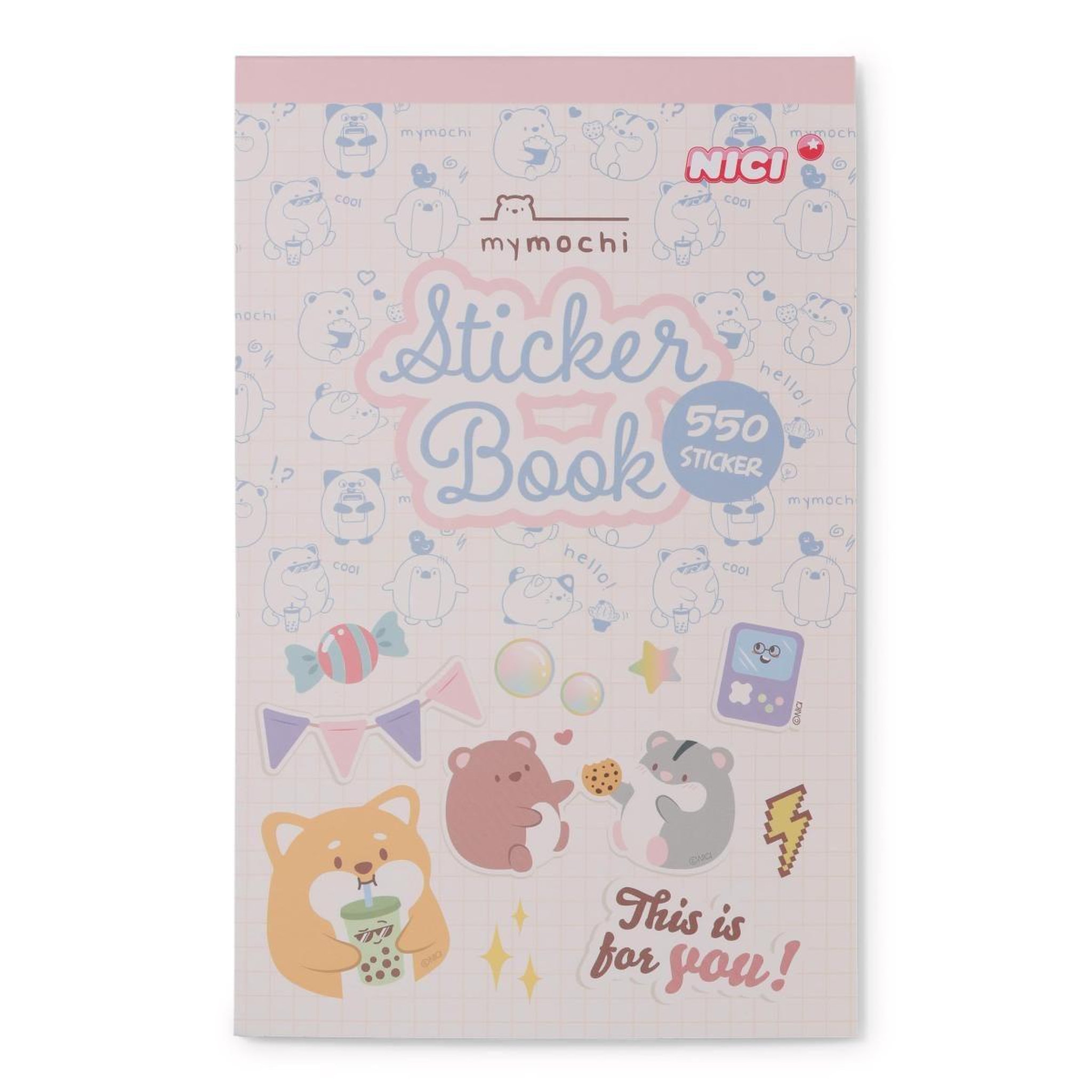 Nici Mymochi livre d'autocollants - 16 pages -  550 autocollants
