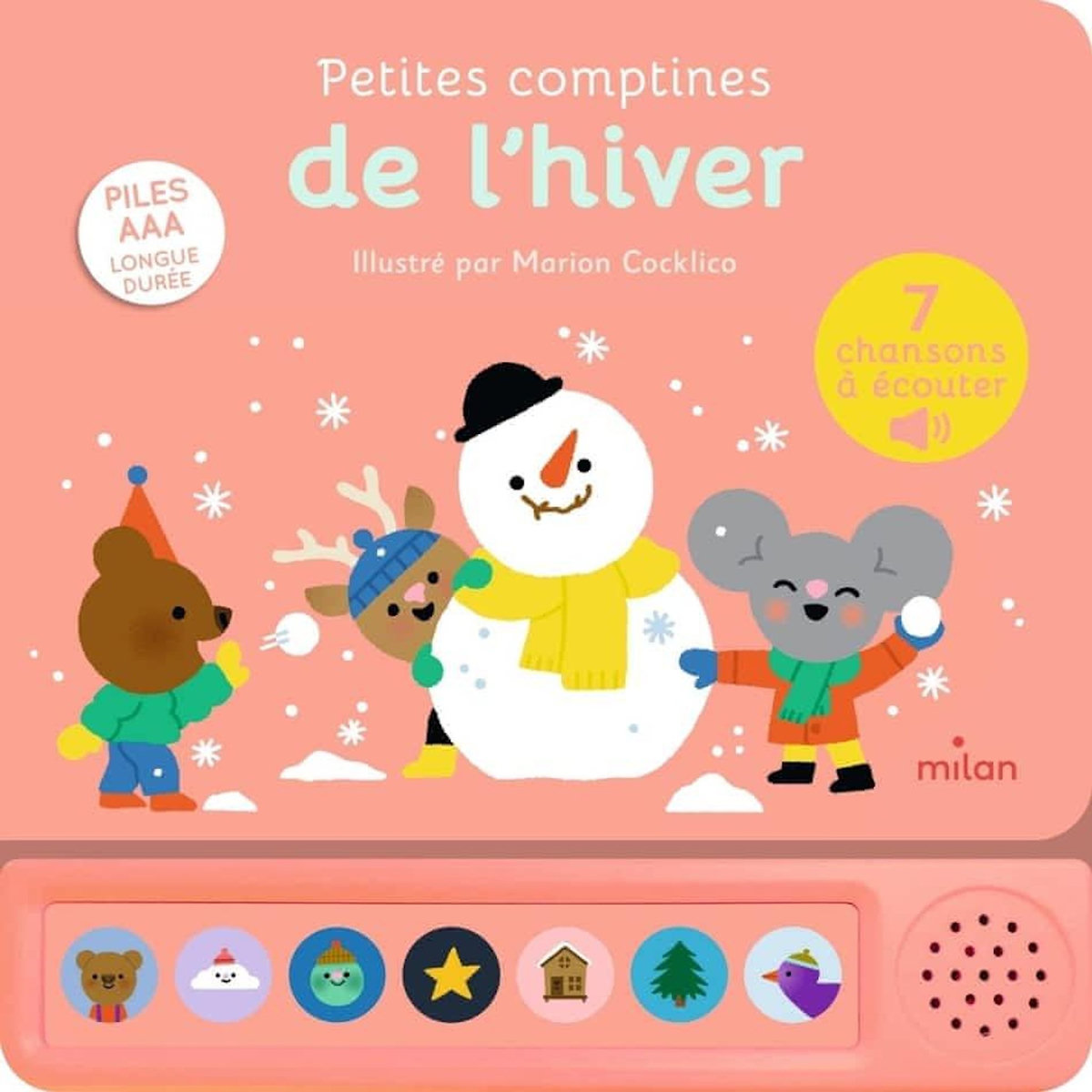 PETITES COMPTINES DE L'HIVER. 7 CHANSONS A ECOUTER, Cocklico Marion