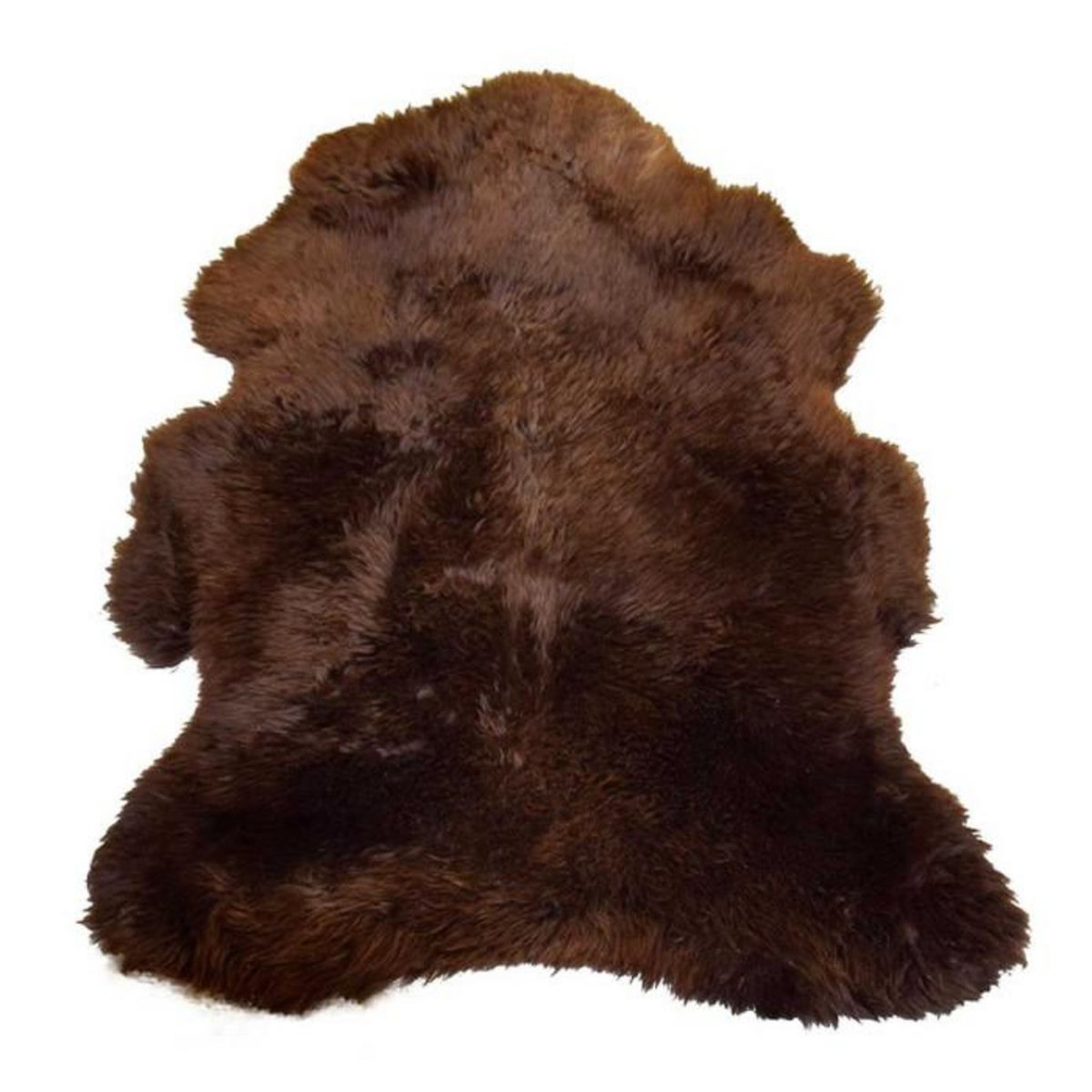 Paris Prix Tapis Imitation Fourrure  Peau  71x107cm Marron