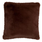 Paris Prix Coussin Imitation Fourrure  Cutie  45x45cm Marron