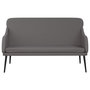Voir la diapositive 3 : VIDAXL Banc Gris 110x76x80 cm Similicuir