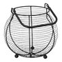 Voir la diapositive 2 : FIVE Panier de Rangement 55 Œufs  Métal  23cm Noir
