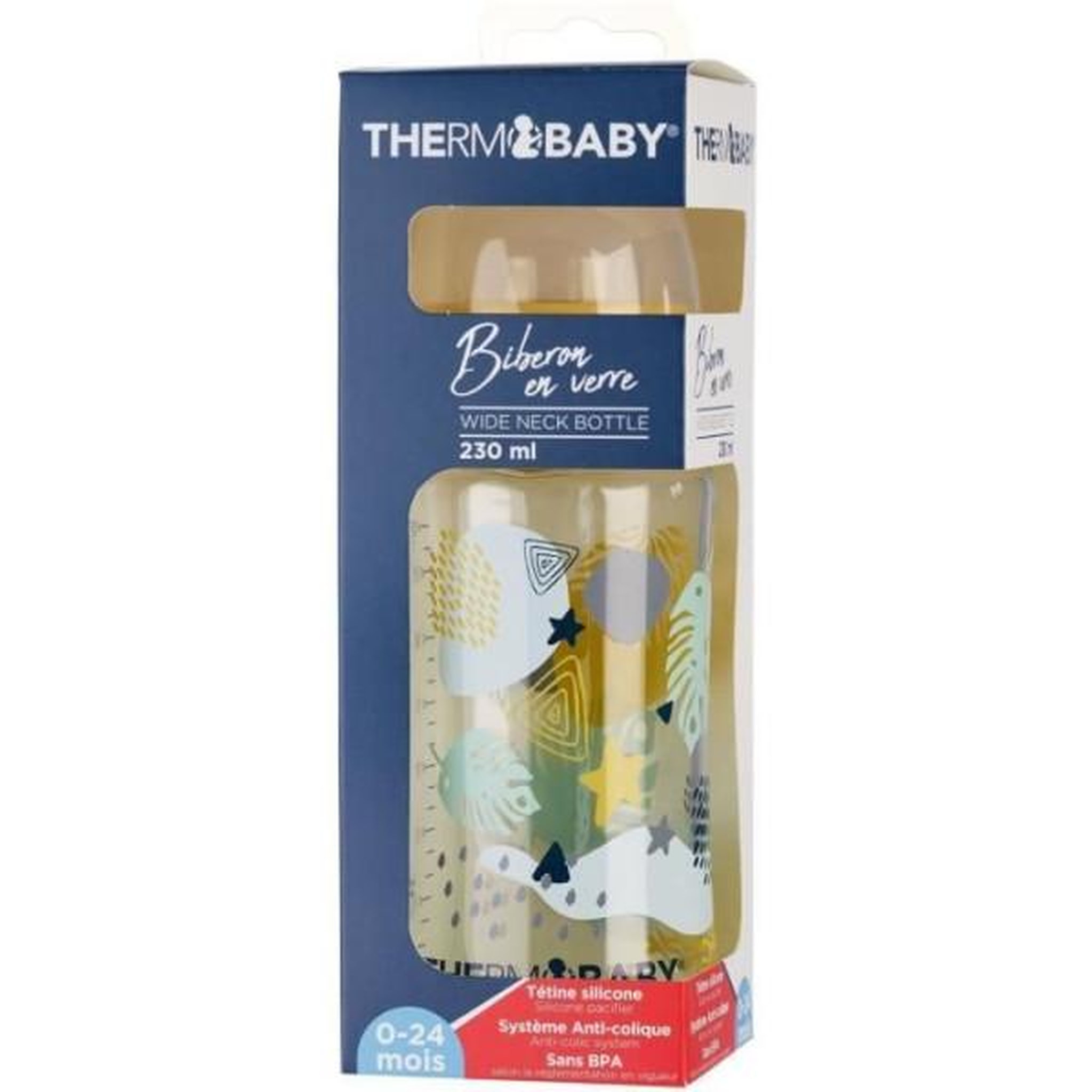 Voir la diapositive 4 : THERMOBABY Thermobaby biberon en verre de 230 ml