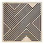Voir la diapositive 1 : ATMOSPHERA Panneau Mural Déco à Croix  Eileen  58x58cm Naturel