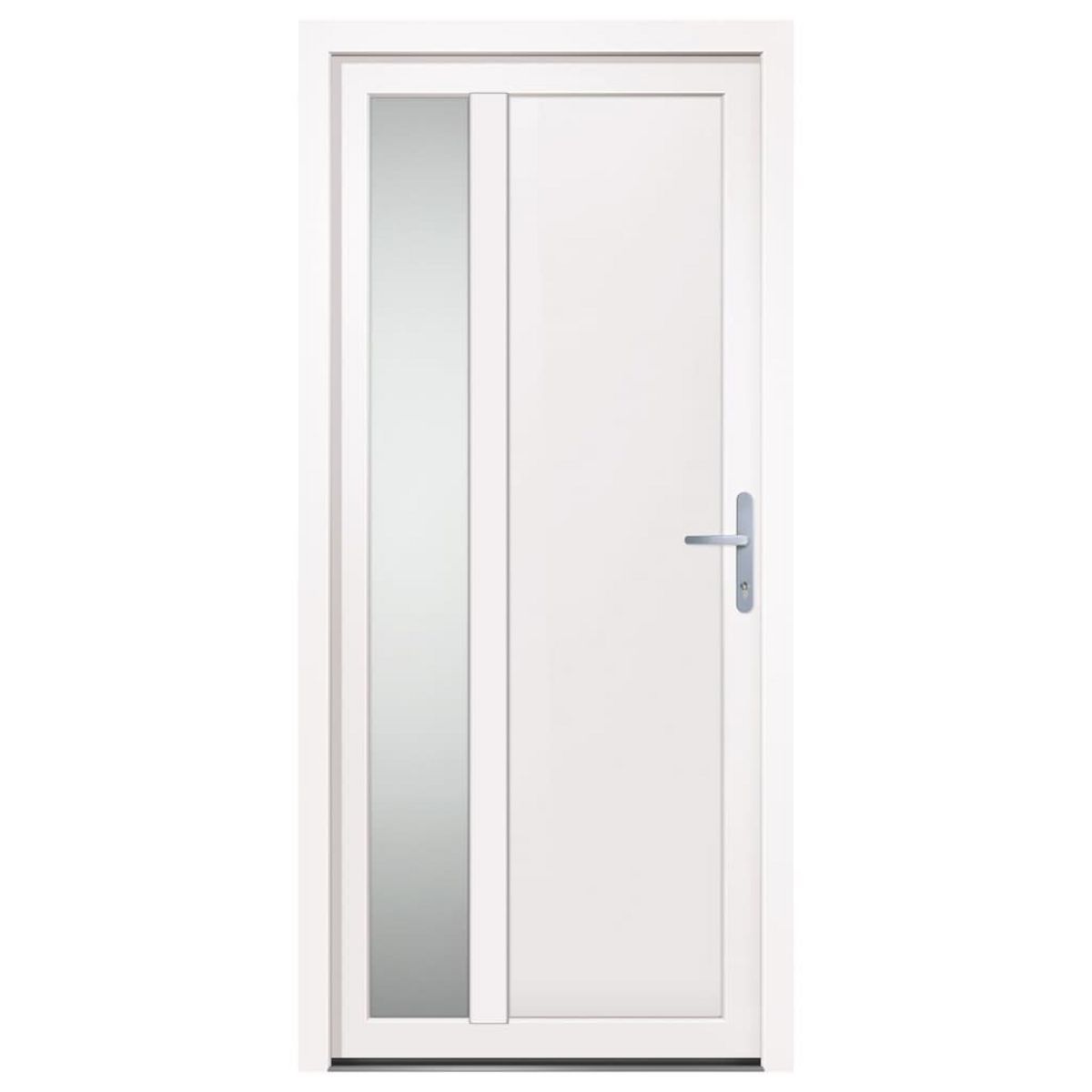 VIDAXL Porte d'entree Blanc 98x208 cm PVC