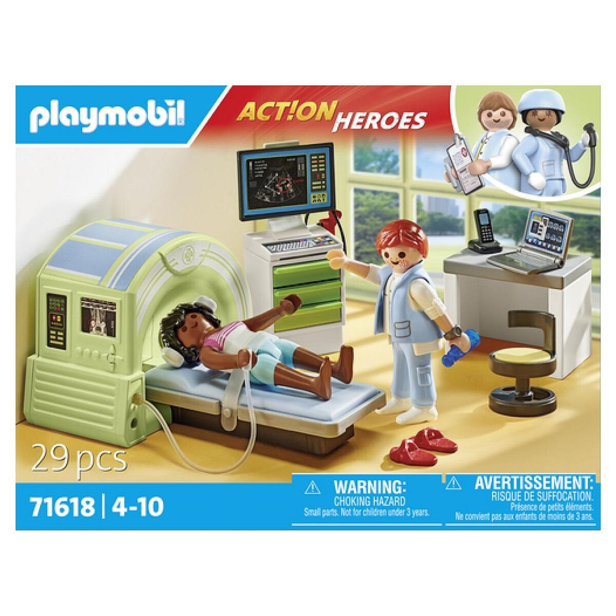 PLAYMOBIL 71618 Scanner médical avec patiente