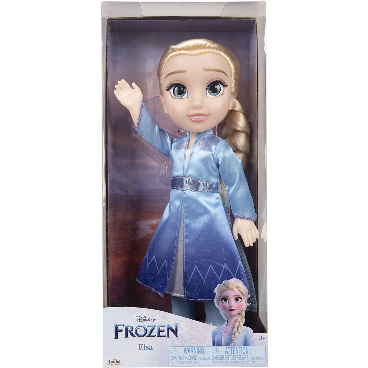 JAKKS PACIFIC Poupée Elsa 38 cm - La Reine des Neiges 2