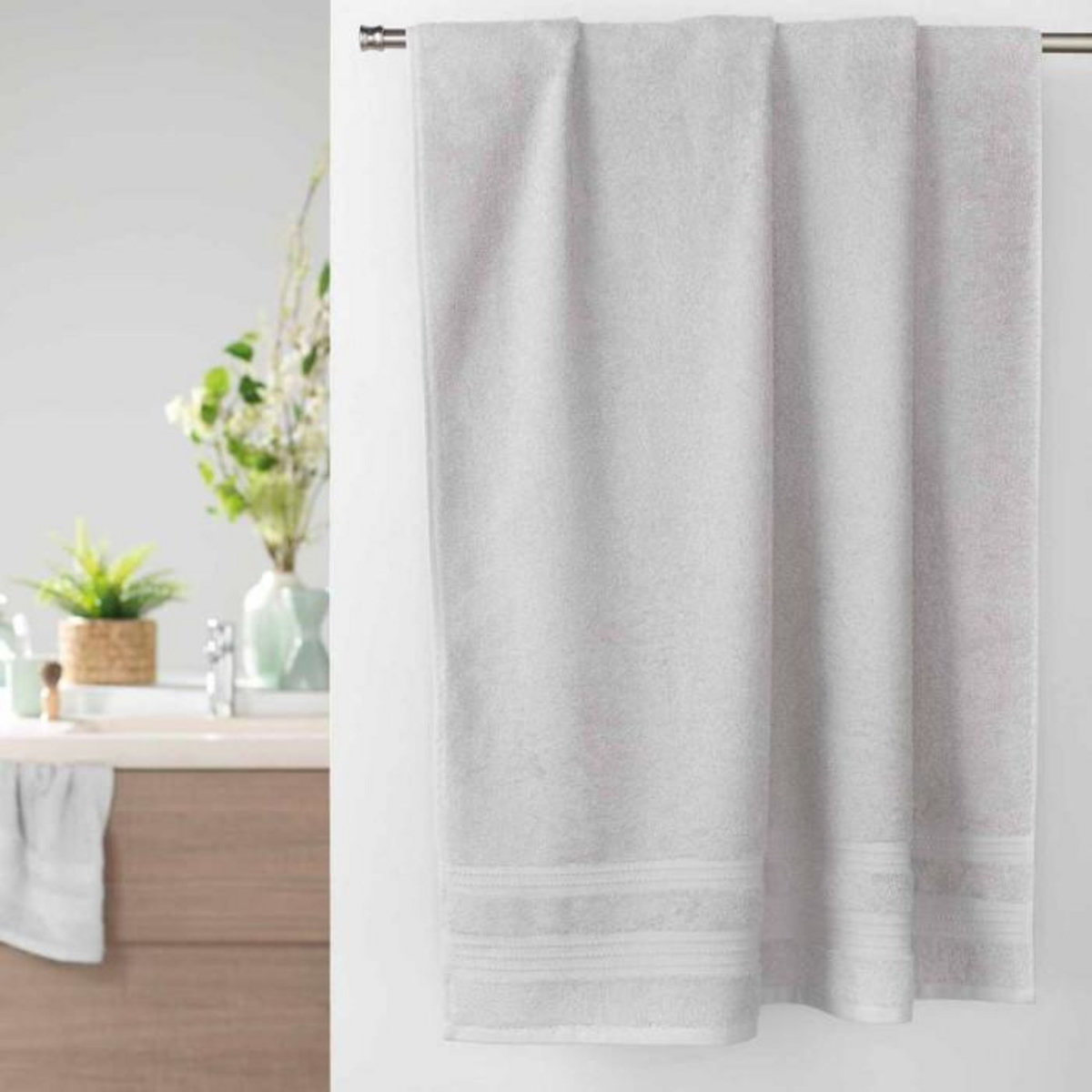 Paris Prix Drap de Bain  Excellence  90x150cm Gris Clair