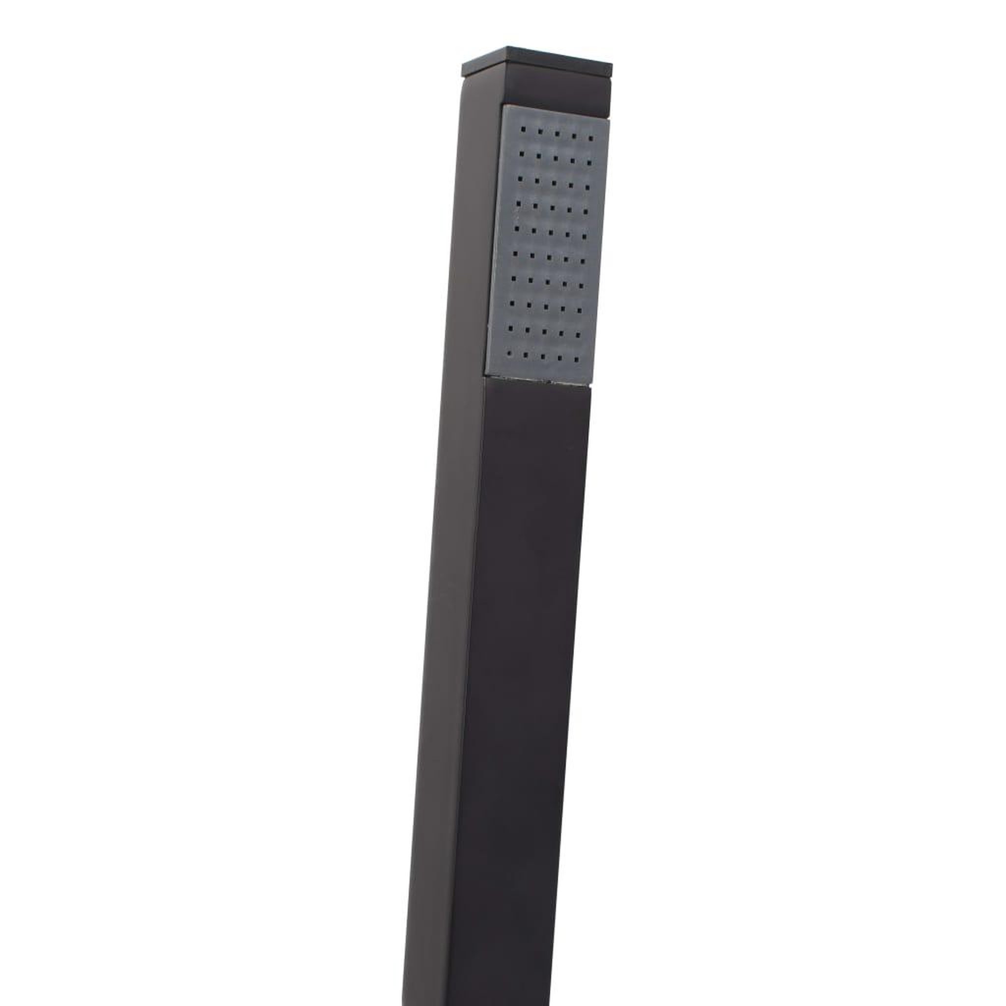 Voir la diapositive 5 : VIDAXL Robinet de baignoire sur pied noir acier inoxydable 90 cm