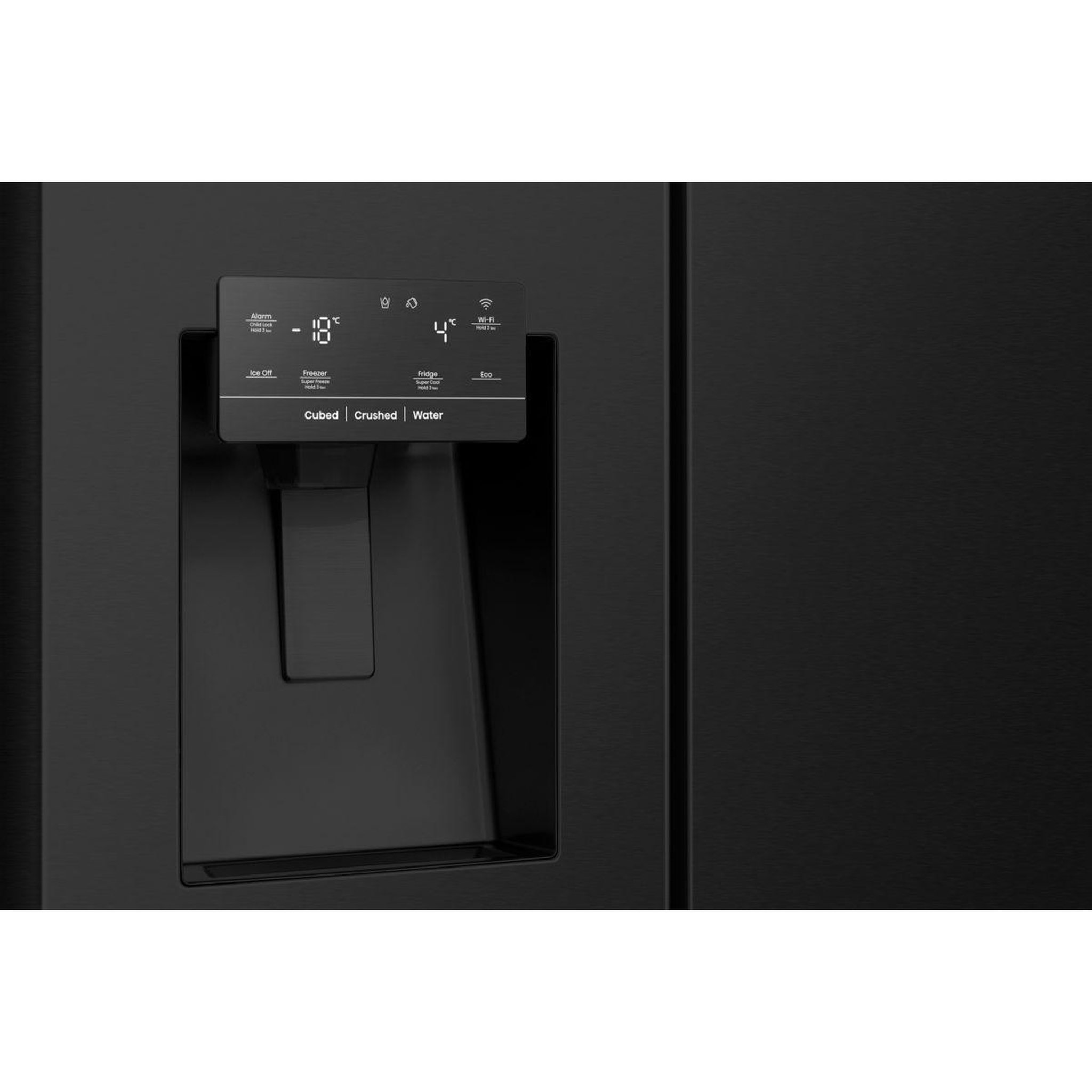 Voir la diapositive 4 : Hisense Réfrigérateur Américain RS818N4TFC