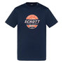 Voir la diapositive 1 : Schott T-shirt Marine Homme Schott TSUSTOUR