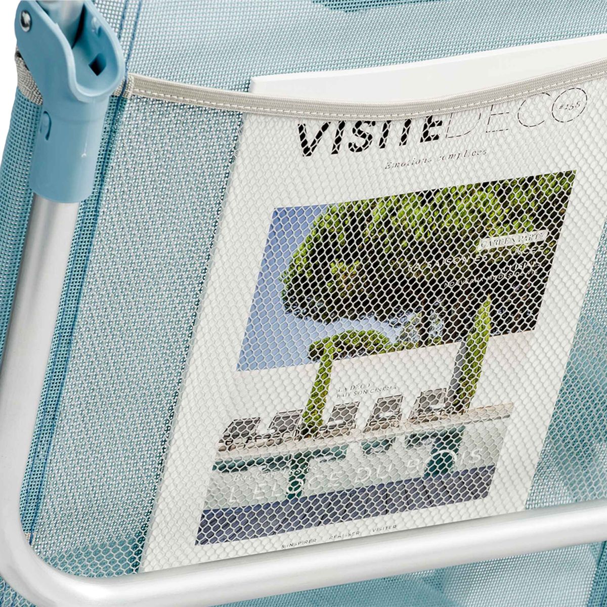 Clic Clac des Plages Fauteuil relax aluminium 4 positions bleu CLIC CLAC